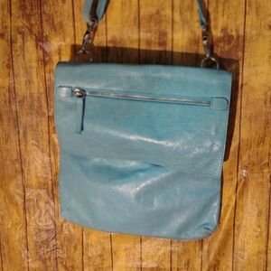 Cute blue crossbody bag Made From Italy